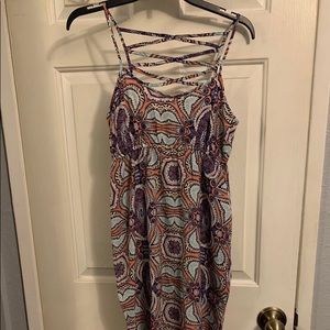 Charlotte Russe multi-colored long dress